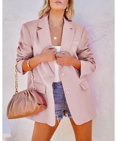 Women Casual Blazer Fashion Lightweight with Lined Professional Work Office Suit Jacket 2-baby Pink $25.62 Blazers