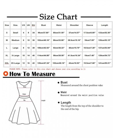 Summer Dresses for Women 2024 Short Sleeve Maxi Dress Bohemian Floral Casual Long Dress Crew Neck Beach Holiday Dress C03-red...