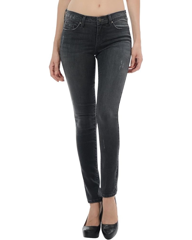 Angry Rabbit Womens Basic Skinny Premium Denim Jeans Made in USA Ask430 Black $40.80 Jeans