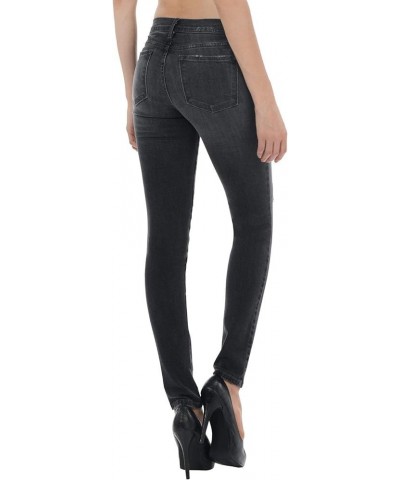 Angry Rabbit Womens Basic Skinny Premium Denim Jeans Made in USA Ask430 Black $40.80 Jeans