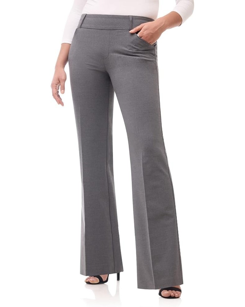 Women's Smart Stretch Desk to Dinner Wide Leg Pull-On Pant Charcoal $22.00 Pants