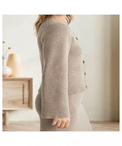 Slimming Button Ultra-Soft Solid Knit Bell Sleeves, Ultra-Soft Button Cardigan, Ultra-Soft Solid Knit Bell Sleeves (Black,XL)...