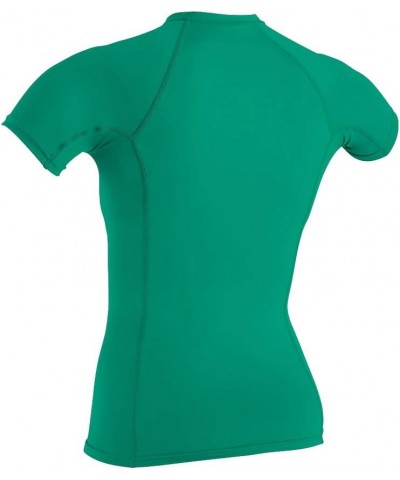 Women's O'neill Basic Skins UPF 50+ Short Sleeve Rash Guard Seaglass $14.62 Activewear