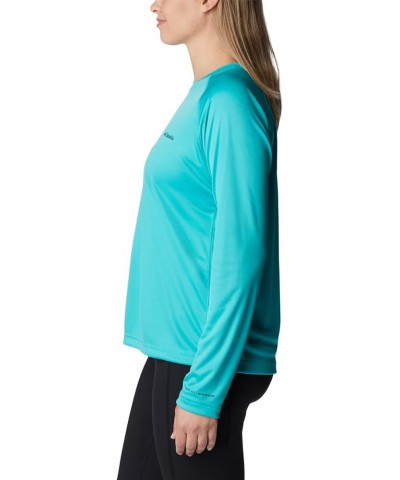 Women's Fork Stream Long Sleeve Shirt Bright Aqua/Nocturnal Graphic $22.03 Activewear