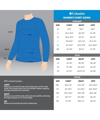 Women's Fork Stream Long Sleeve Shirt Bright Aqua/Nocturnal Graphic $22.03 Activewear