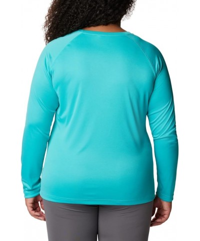 Women's Fork Stream Long Sleeve Shirt Bright Aqua/Nocturnal Graphic $22.03 Activewear