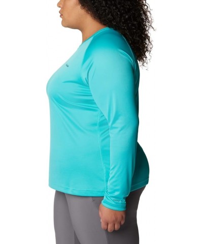 Women's Fork Stream Long Sleeve Shirt Bright Aqua/Nocturnal Graphic $22.03 Activewear