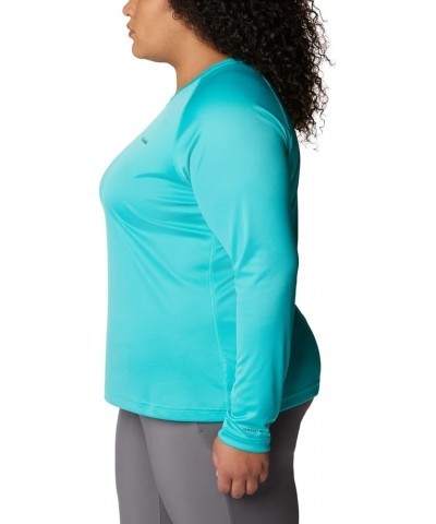 Women's Fork Stream Long Sleeve Shirt Bright Aqua/Nocturnal Graphic $22.03 Activewear