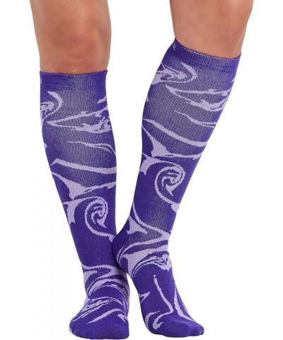 Printsupport Women 12 mmHg Support Socks Magic Marble $10.06 Activewear