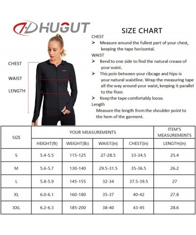 Women's UPF 50+ Sun Protection UV Jacket - Zip Up Hoodie Long Sleeve Hiking Fishing SPF Performance Shirt with Thumbhole Blac...