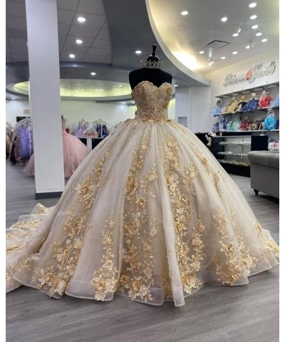 Strapless Quinceanera Dresses Ball Gown Puffy Sweet 16 Dresses for Teens Sweetheart Pegeant Gowns for Women CXL087 Burgundy D...