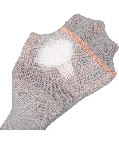 6 Pairs Non Slip Yoga Socks Pilates Hospital Gripper Socks Women Orange(y Heel) $9.35 Activewear