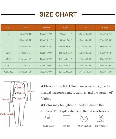 Jumpsuits for Women Dressy Button T-Shirt One Piece Solid 3/4 Sleeve Plus Size Rompers Summer Wide Leg Pocket Overalls Dark B...