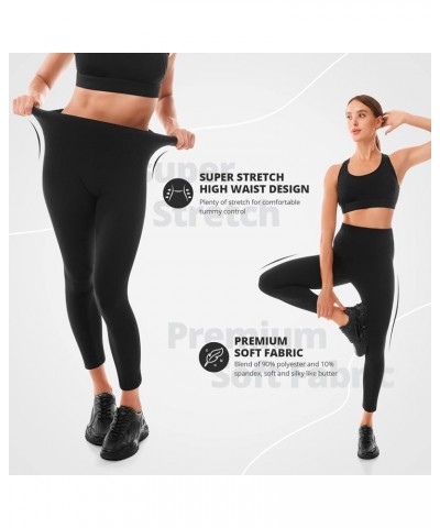 Leggings for Women, High Waisted Buttery Soft Womens Leggings for Gym Yoga Workout No Pocket 1 Pack Color Line Pattern $8.82 ...