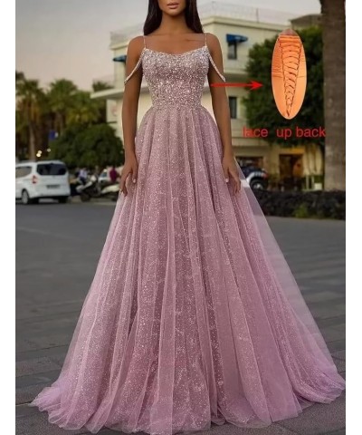 Cold Shoulder Sequin Prom Dresses Sparkly Tulle Long Ball Gowns Formal Evening Party Gown Wine Red $30.75 Dresses