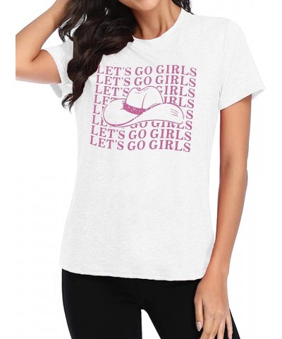 Let's Go Girls T Shirt Women Nashville Bachelorette Party Shirts Bride Gifts Wedding Vacation Tops White $9.43 T-Shirts