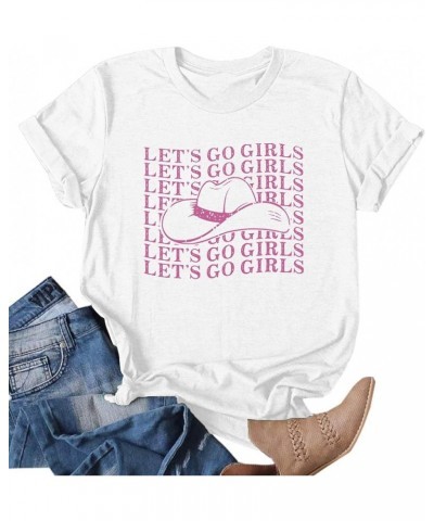 Let's Go Girls T Shirt Women Nashville Bachelorette Party Shirts Bride Gifts Wedding Vacation Tops White $9.43 T-Shirts