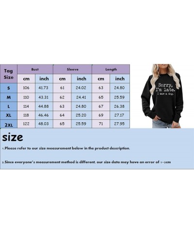 Womens Fashion Letter Print Crew Neck Sweatshirt Long Sleeve Top Pullover A-blue $11.11 Accessories