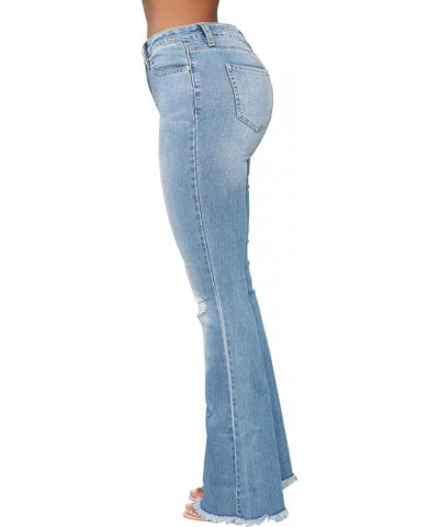 Bell Bottom Jeans for Women Ripped High Waisted Classic Flared Pants Light Blue2621 $20.29 Jeans