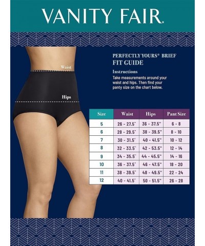 Women's Perfectly Yours High Waisted Brief Panties Cotton - 3 Pack - Fawn $5.96 Lingerie