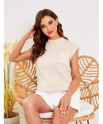 Women's Two Piece Knit Outfits Sweater Sets Solid Pullover High Waist Lounge Short Pants White $16.09 Activewear