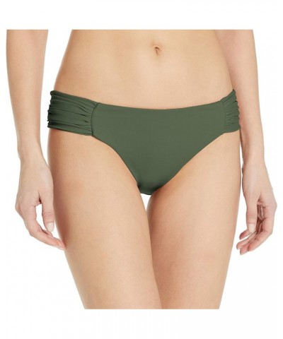 Women's Standard Cosita Buena Scrunch Panty Full Back Bikini Bottom Swimwear Army $9.78 Swimsuits