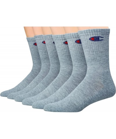 Women's Socks, Double Dry Socks, Crew, Ankle, and No Show, 6-Pack Crew Grey $10.50 Socks