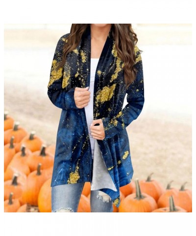 2024 Spring Trendy Sweater Cardigan for Women,Ladies Casual Long Sleeve Floral Cardigan Fashion Long Length Sleeve Coat 4-dar...