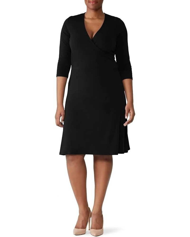 Rent The Runway Pre-Loved The Perfect Black Wrap Dress Black $24.40 Dresses