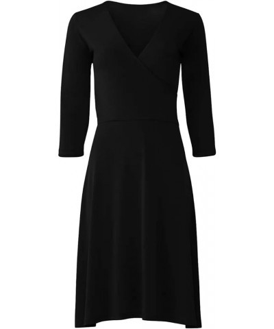 Rent The Runway Pre-Loved The Perfect Black Wrap Dress Black $24.40 Dresses