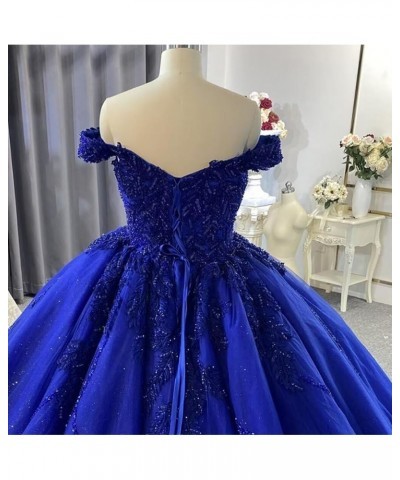 Sparkly Tulle Quinceanera Dresses Ball Gown Puffy Lace Sweet 16 Dresses Off Shoulder Prom Dress Y118 Pink $54.25 Dresses