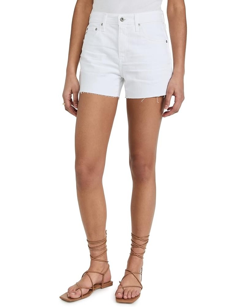 Women's Hailey Cut-Off Denim Shorts 1 Year Classic White $23.95 Shorts