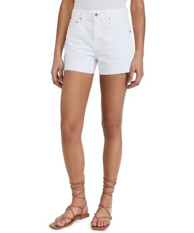 Women's Hailey Cut-Off Denim Shorts 1 Year Classic White $23.95 Shorts