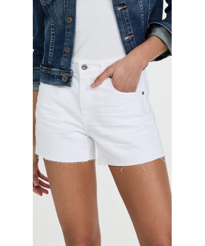 Women's Hailey Cut-Off Denim Shorts 1 Year Classic White $23.95 Shorts