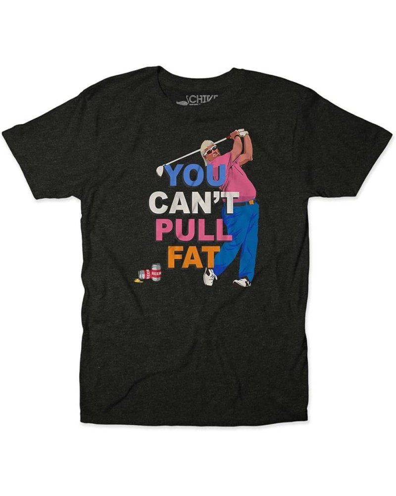 John Daly Grip It and Rip It Golf T-Shirt Men Can't Pull Fat - Charcoal $10.98 T-Shirts