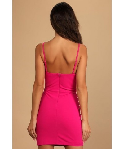 Women's Feeling Flattered Bodycon Mini Cocktail Dress Pink $33.28 Lingerie