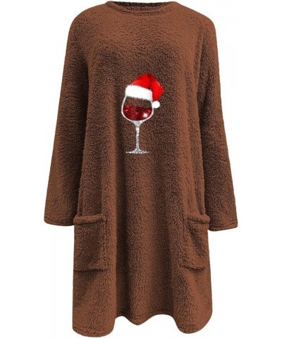 Jackets for Women,Casual Fleece Fuzzy Faux Shearling Warm Winter Outwear Jackets Shaggy Coat B2-coffee $3.44 Coats