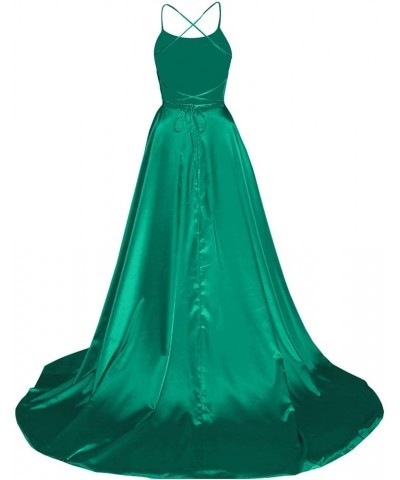 Wedding Guest Dresses for Women Lace Sleeveless High Low Plus Size Formal Dress B-green $27.13 Dresses