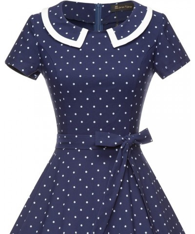 Women's 50s 60s Vintage Sexy Fitted Office Pencil Dress Blue $23.51 Dresses