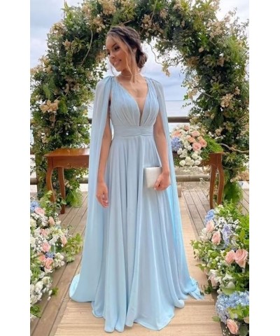 Long Bridesmaid Dresses for Wedding Chiffon Wedding Guest Dresses for Women A Line Formal Evening Party Gowns Ivory $29.44 Dr...