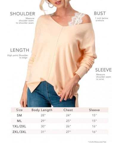 Women's Knit Pullover – Casual Lightweight V Neck Batwing Long Sleeve High Low Knitted Top Loose Fit Sweater Heather Grey $15...