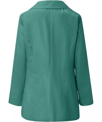 Women's Casual Business Blazers Long Sleeve Open Front Lightweight Blazer Casual Work Office Blazer Jacket Green 2 $9.00 Blazers