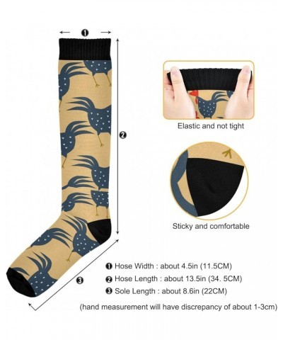 Black Cats Compression Socks for Women and Men Circulation Cute Long Socks for Athletic Running 2 2 Blue Chicken $8.83 Active...