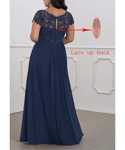 Plus Size Mother of The Bride Dresses for Wedding Lace Appliques V Neck Chiffon Formal Dress for Evening Party Sky Blue $33.3...