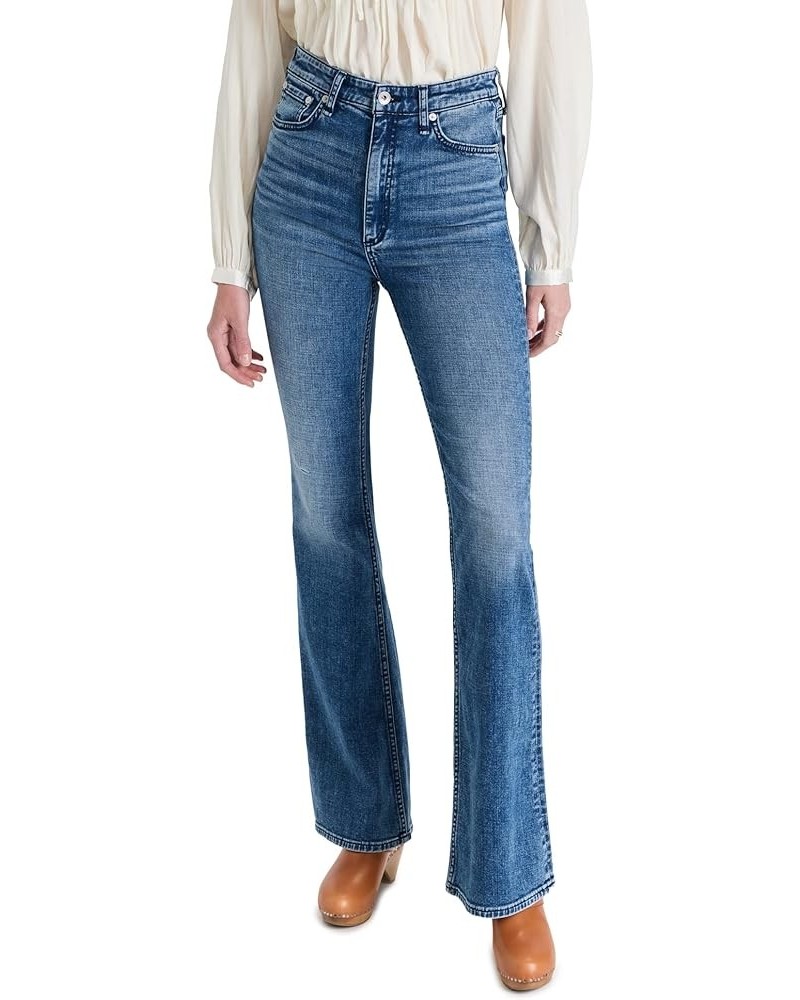 Women's Casey High Rise Flare Jeans Malibu $117.00 Jeans