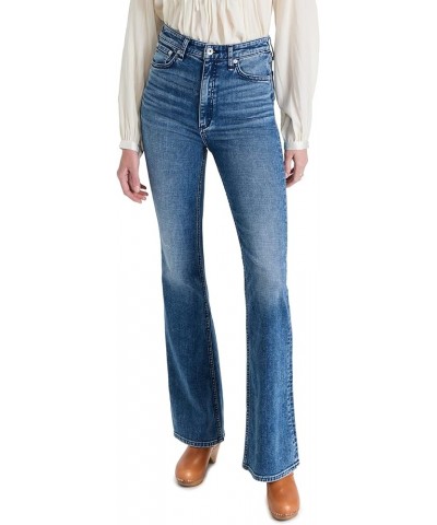 Women's Casey High Rise Flare Jeans Malibu $117.00 Jeans