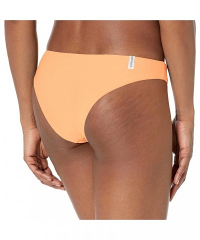 Women's Standard Smoothies Rosalia Solid Low Rise Bikini Bottom Swimsuit Loquat $13.01 Swimsuits