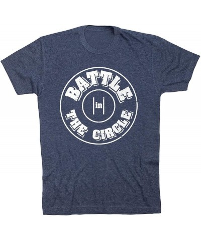 Wrestling Battle in Circle Short Sleeve T-Shirt | Wrestling Tee | Youth and Adult Sizes Adult Navy $18.14 Tops