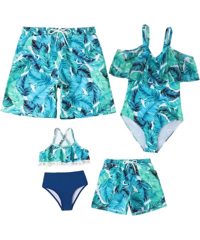 Family Matching Swimwear Mommy and Me One Piece Bathing Suit Hollow Out Monokini Father Son Swim Trunk Bathing Suits Men 791 ...