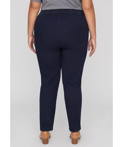 Women's Plus Size Essential Flat Front Pant Medium Wash $20.68 Leggings